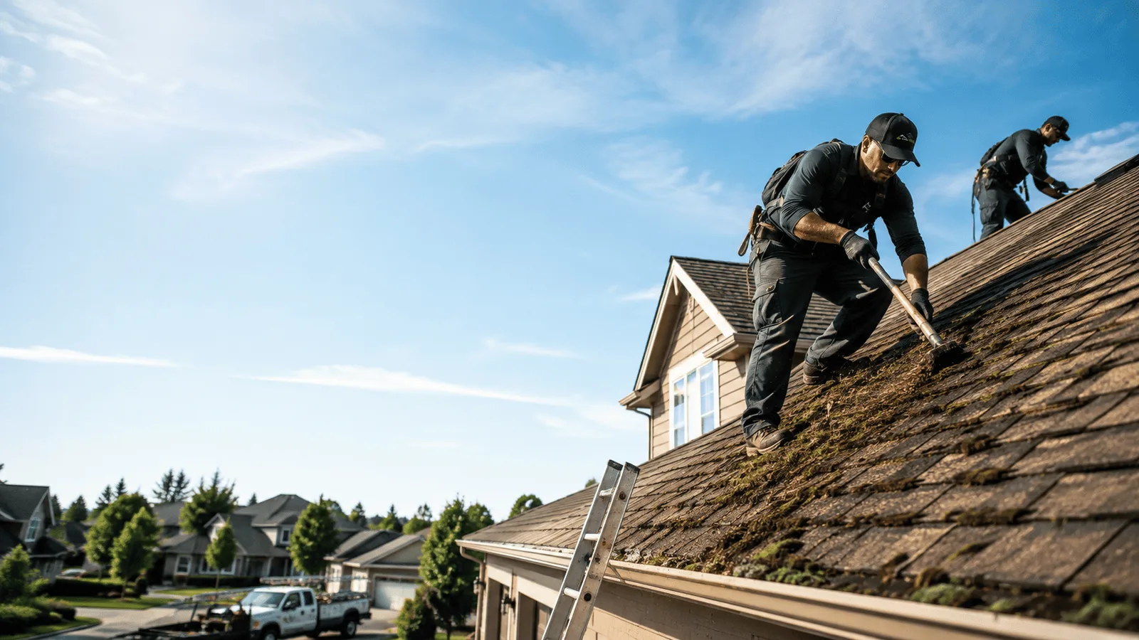 Roof Moss Removal in Lewisville, NC near me
